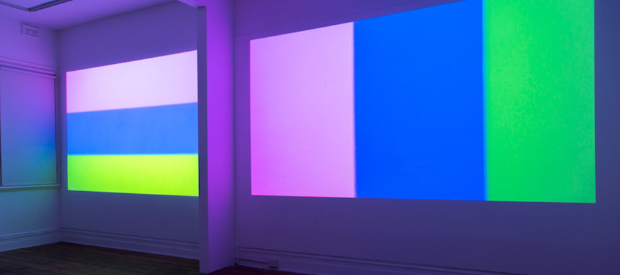 colourful internal projection 